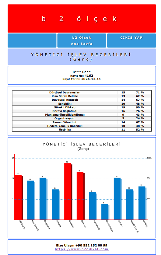 Yönetici İşlev Becerileri